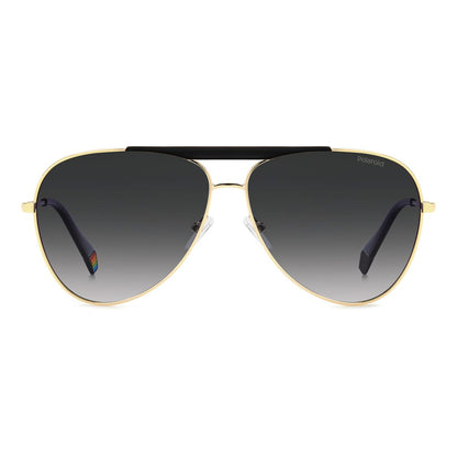 Polaroid Black Metal Sunglasses