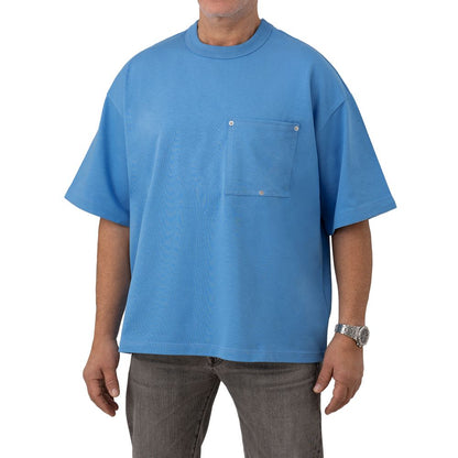 Bottega Veneta Light Blue Cotton T-Shirt