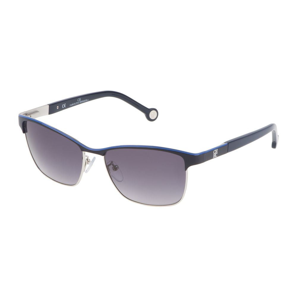 Carolina Herrera Blue Metal Sunglasses