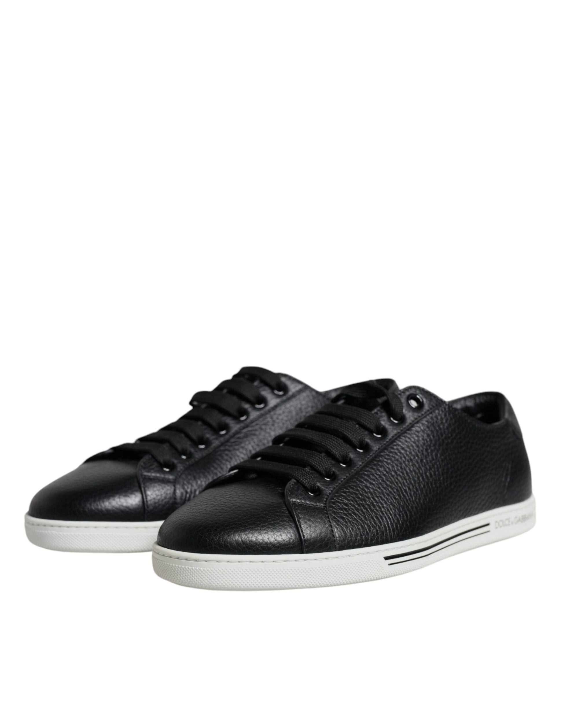 Dolce & Gabbana Black Low Top Men Saint Tropez Sneakers Shoes