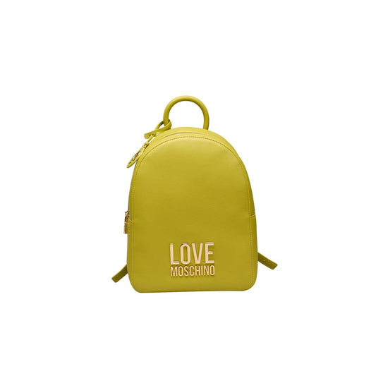 Love Moschino Yellow Polyethylene Women Backpack