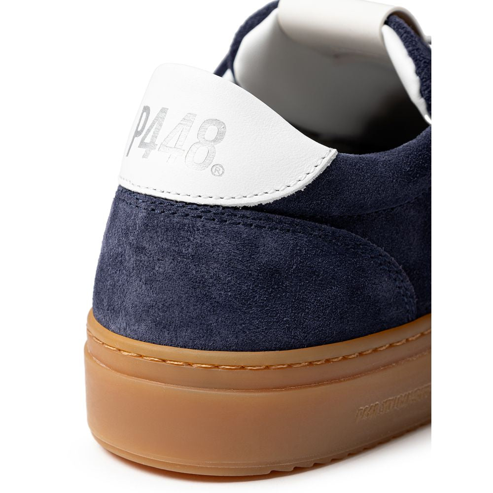 P448 Blue Leather Sneaker