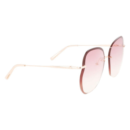 Longchamp Rose Gold Metal Sunglasses