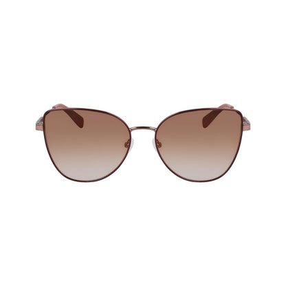 Longchamp Gold Metal Sunglasses