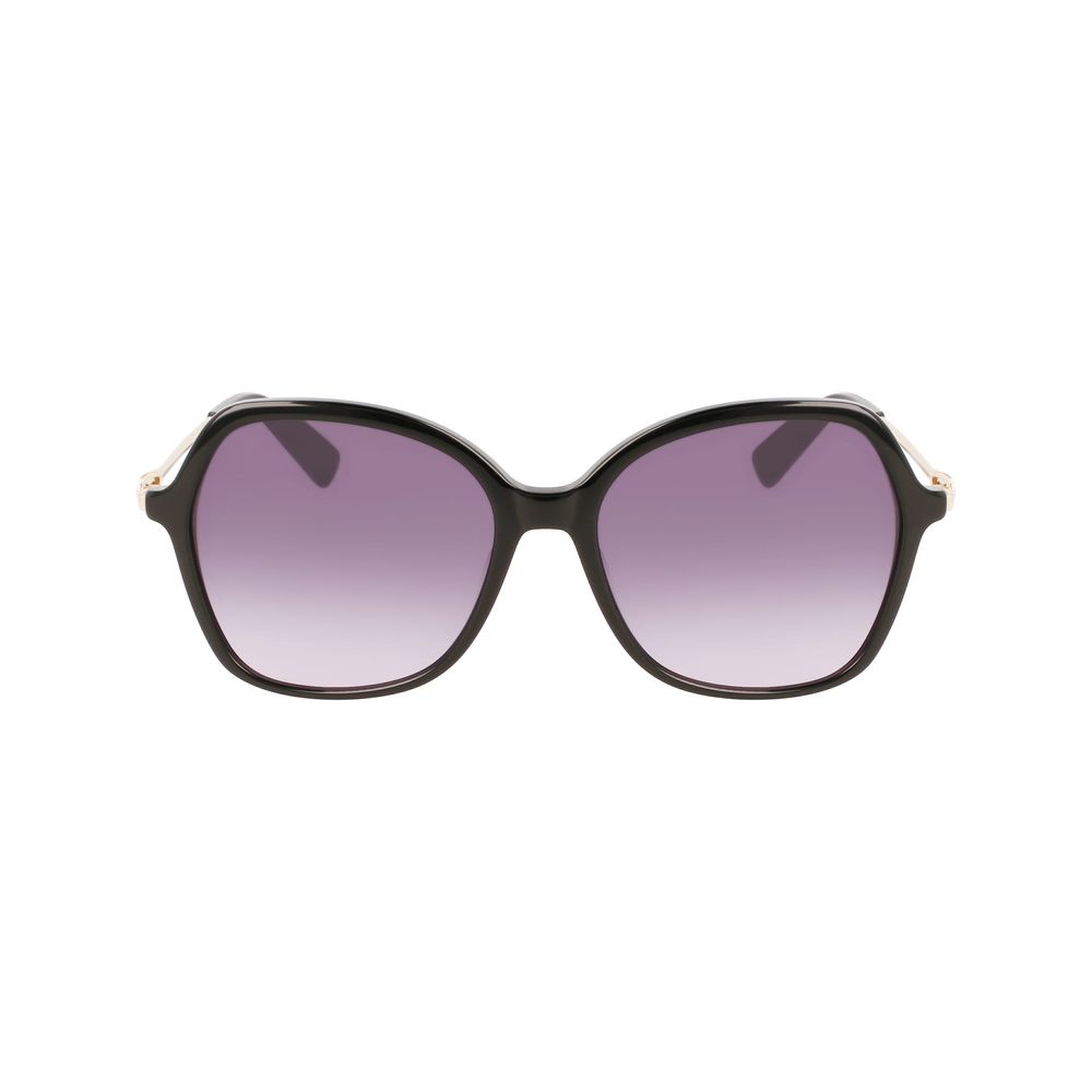 Longchamp Black Acetate Sunglasses