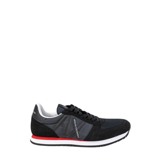 Armani Exchange Black Polyester Sneaker