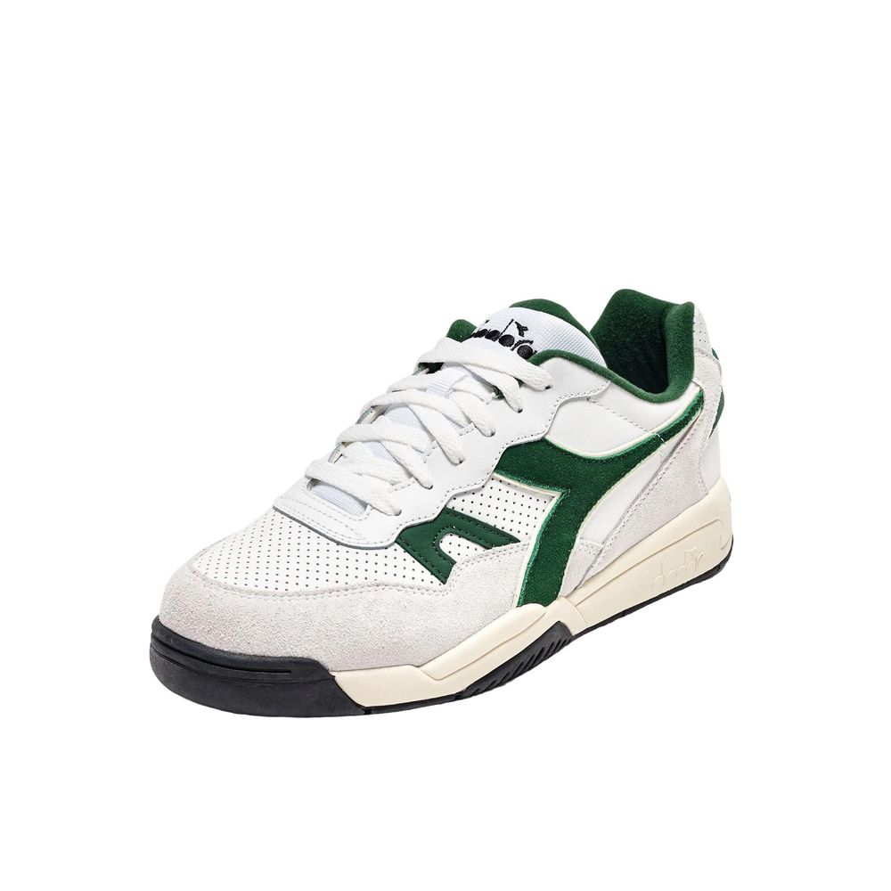 Diadora Green Synthetic Leather Sneaker