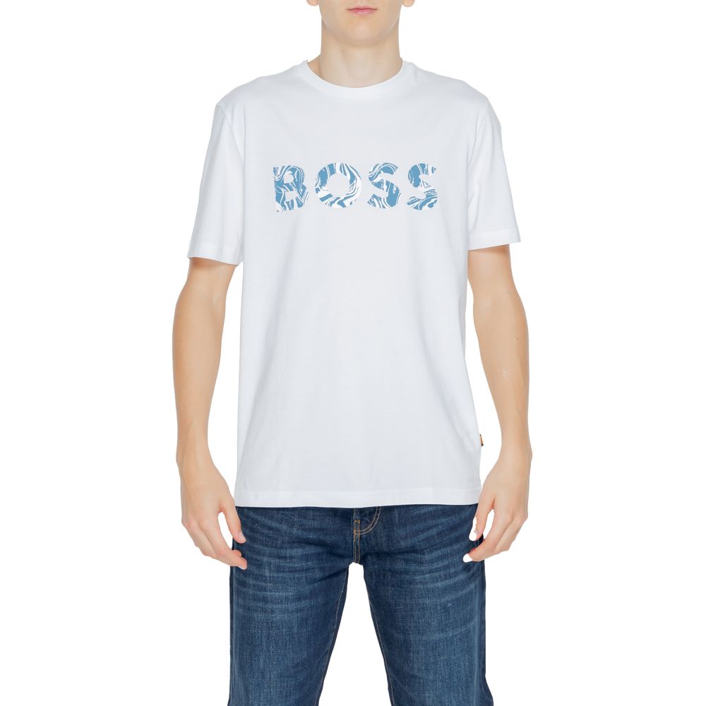 Hugo Boss White Cotton T-Shirt