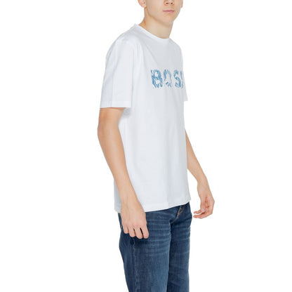 Hugo Boss White Cotton T-Shirt