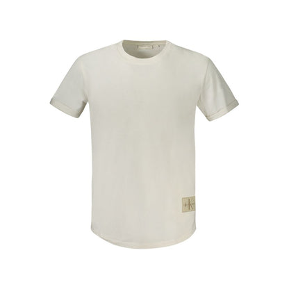 Calvin Klein White Cotton T-Shirt