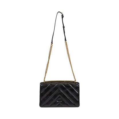 PINKO Black Leather Handbag