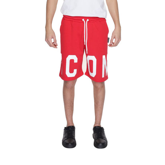 Icon Red Cotton Short