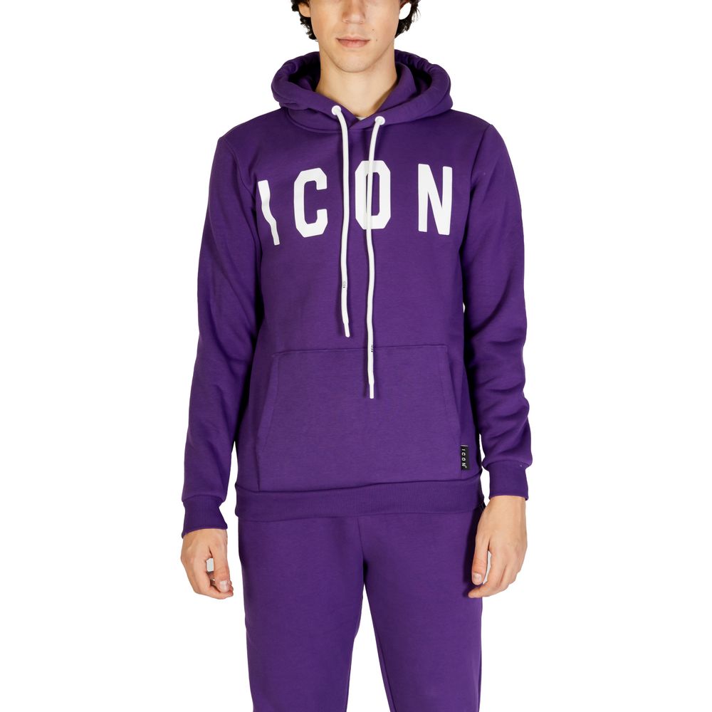 Icon Purple Cotton Sweater