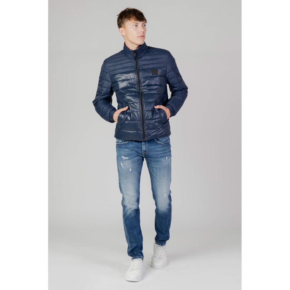 Hugo Boss Blue Polyester Jacket