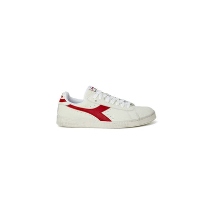 Diadora Red Synthetic Leather Sneaker