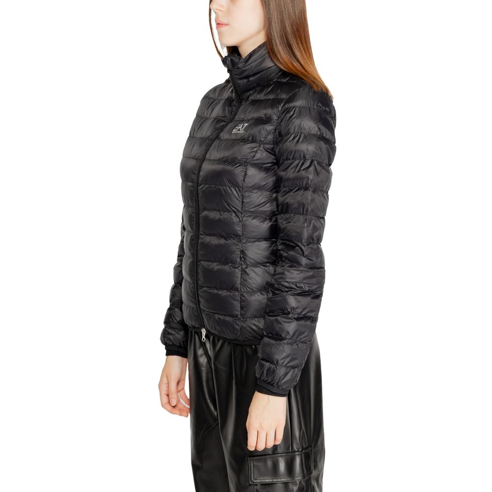 EA7 Emporio Armani Black Polyamide Jackets & Coat