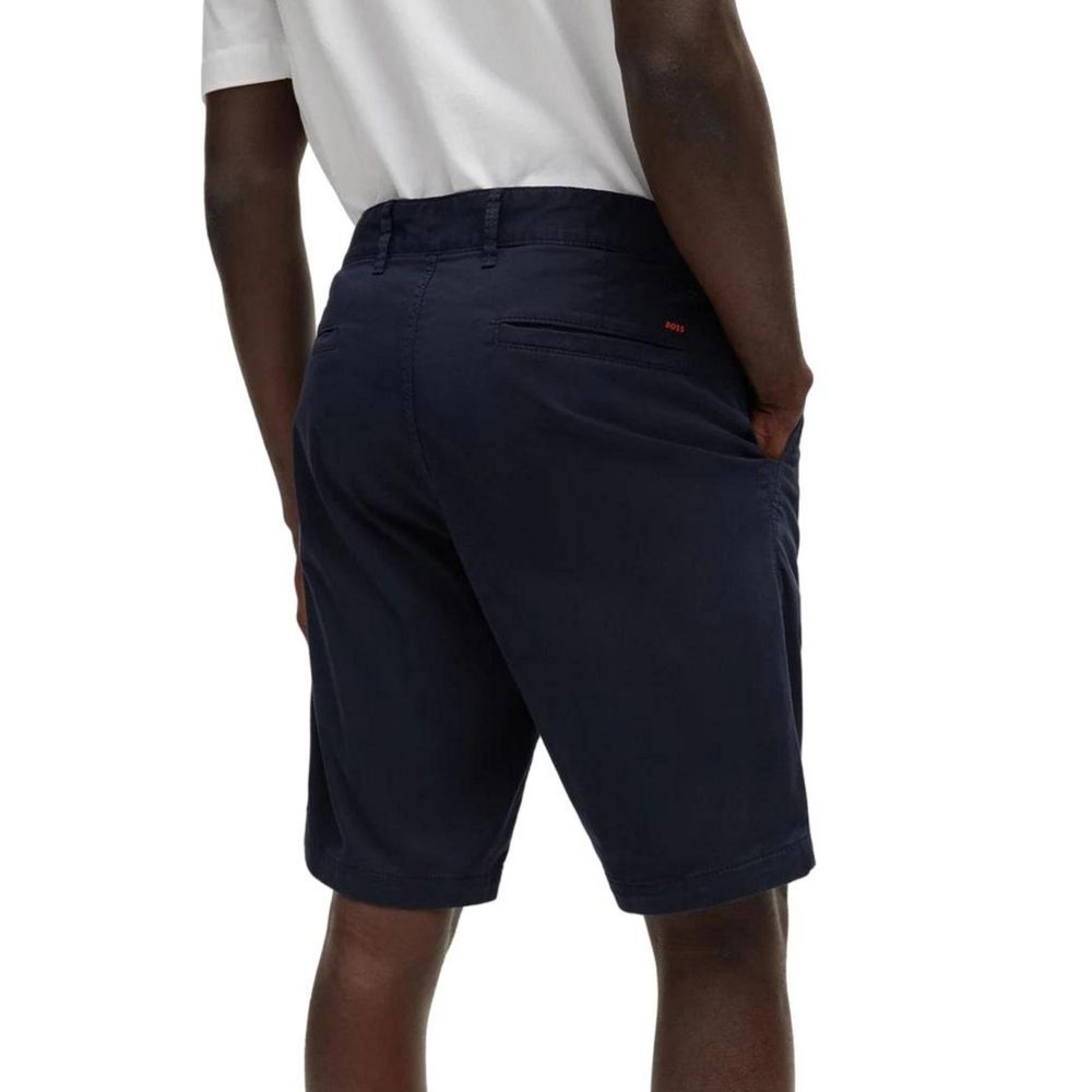 Hugo Boss Blue Cotton Short