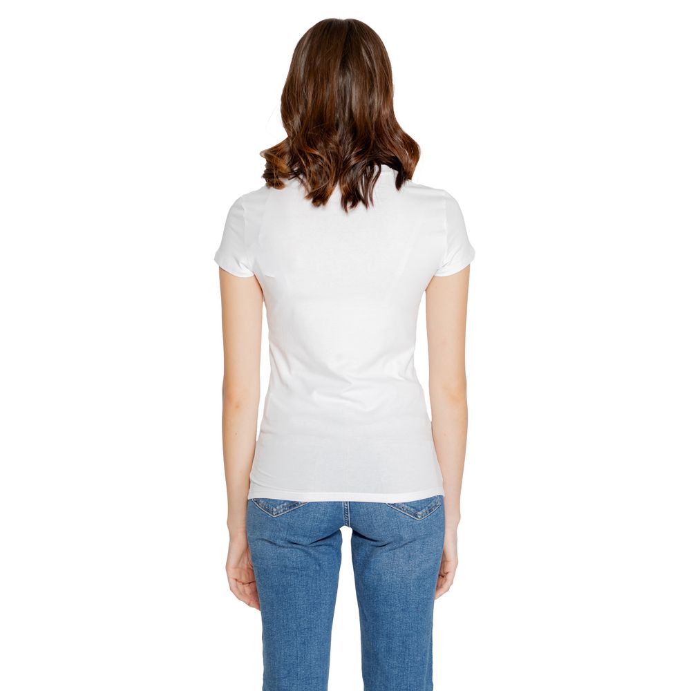 Armani Exchange White Cotton Tops & T-Shirt