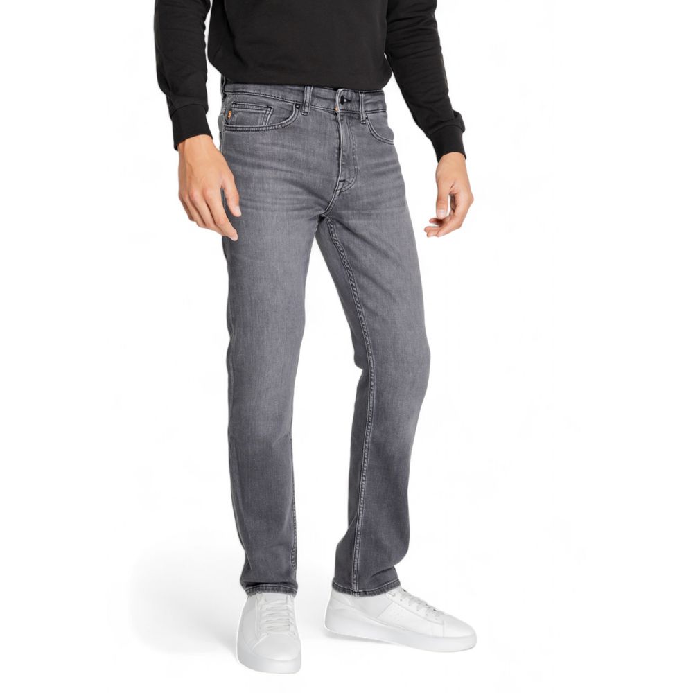 Hugo Boss Black Cotton Jeans & Pant