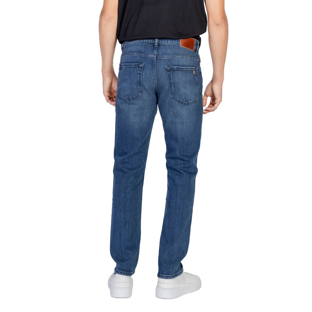 Hugo Boss Blue Cotton Jeans & Pant