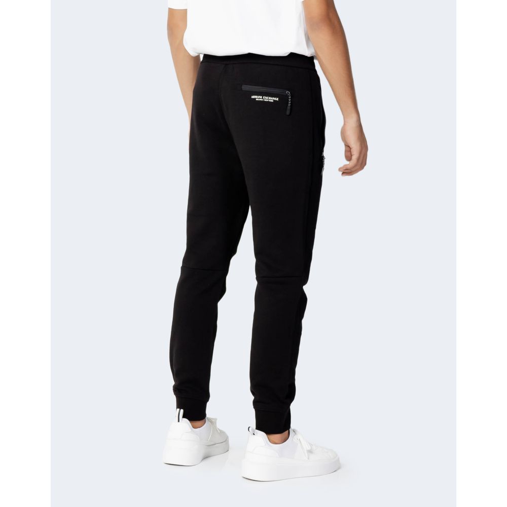 Armani Exchange Black Cotton Jeans & Pant