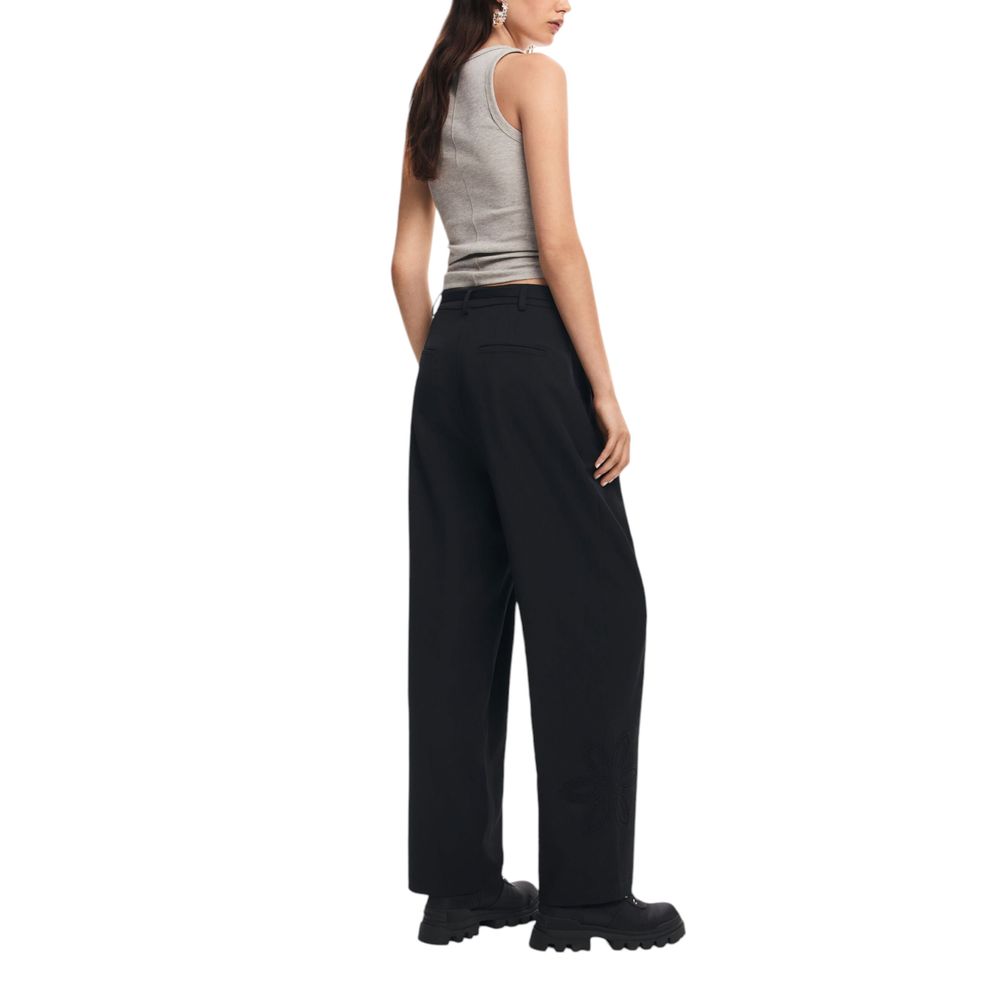 Desigual Black Polyester Jeans & Pant