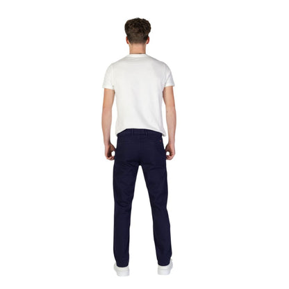 Hugo Boss Blue Cotton Jeans & Pant