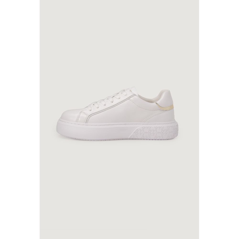 PINKO White Leather Sneaker