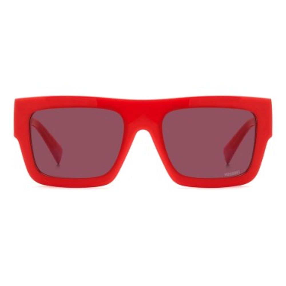 Missoni Red Plastic Sunglasses