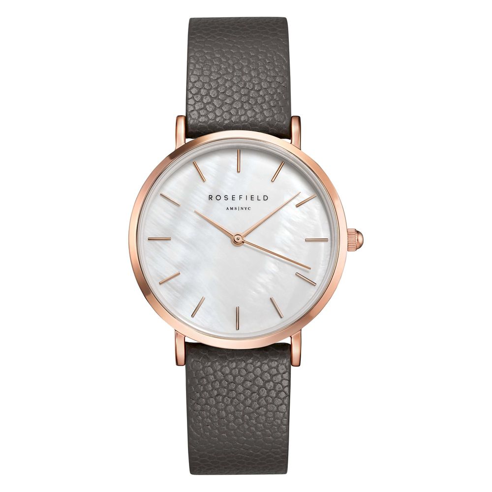 Rosefield Gray Leather Watch