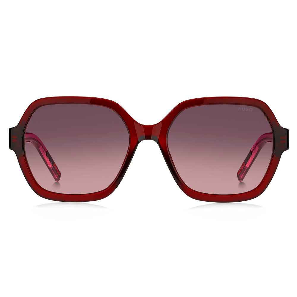 Hugo Boss Red Acetate Sunglasses