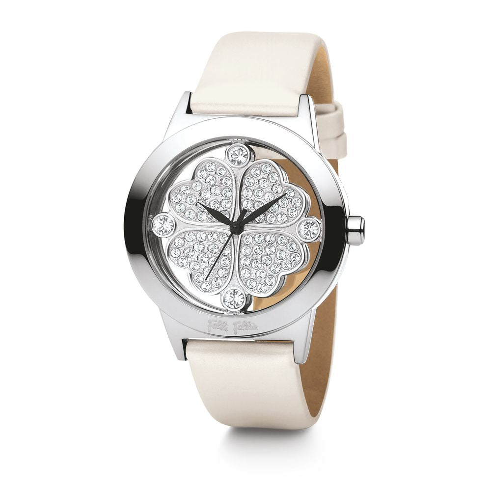 Folli Follie White Leather Watch