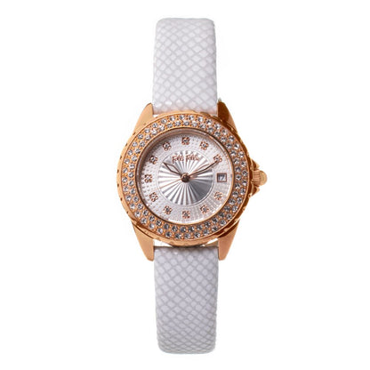 Folli Follie White Leather Watch