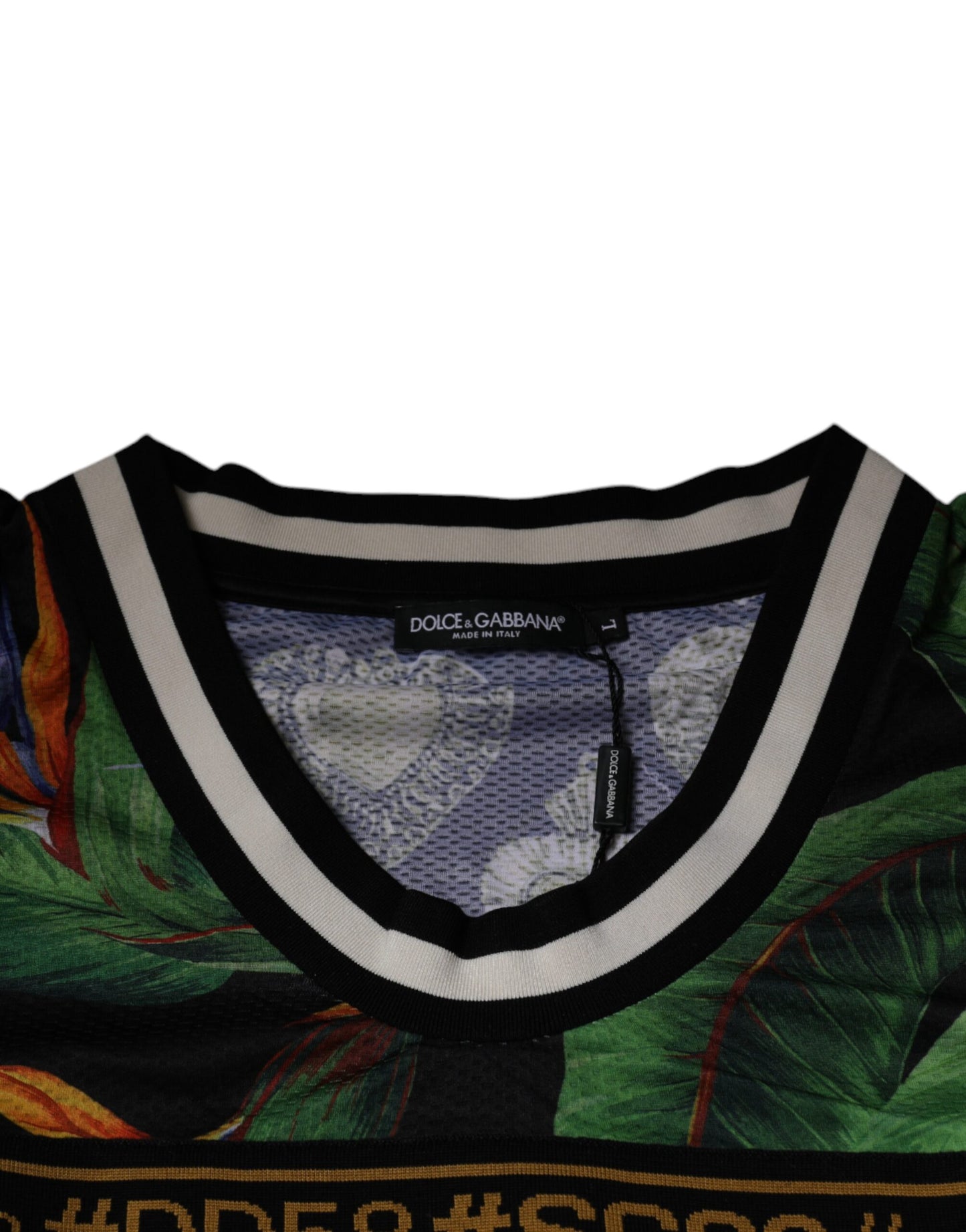 Dolce & Gabbana Multicolor Tropical Sleeveless Tank T-shirt