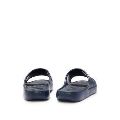 Hugo Boss Blue Rubber Sandal