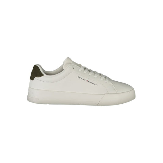 Tommy Hilfiger White Polyester Sneaker