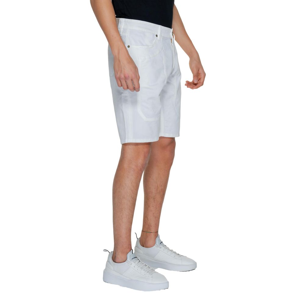 Jeckerson White Cotton Short