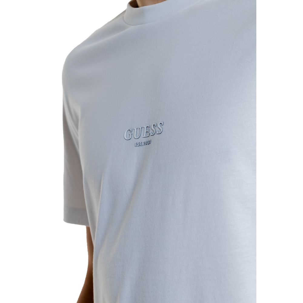 Guess White Cotton T-Shirt