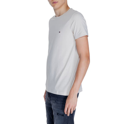 Tommy Hilfiger Beige Cotton T-Shirt