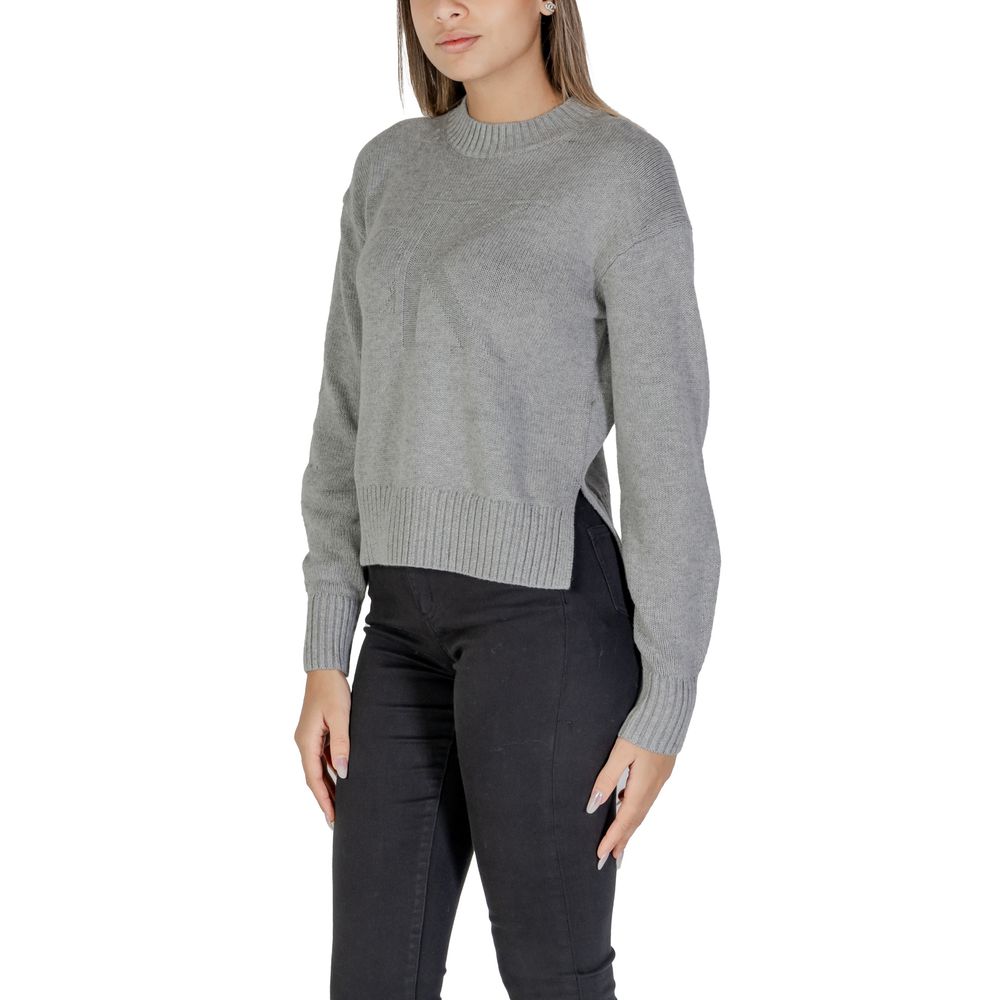 Calvin Klein Jeans Gray Organic Cotton Sweater