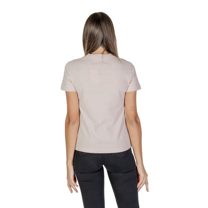 Calvin Klein Jeans Pink Cotton Tops & T-Shirt