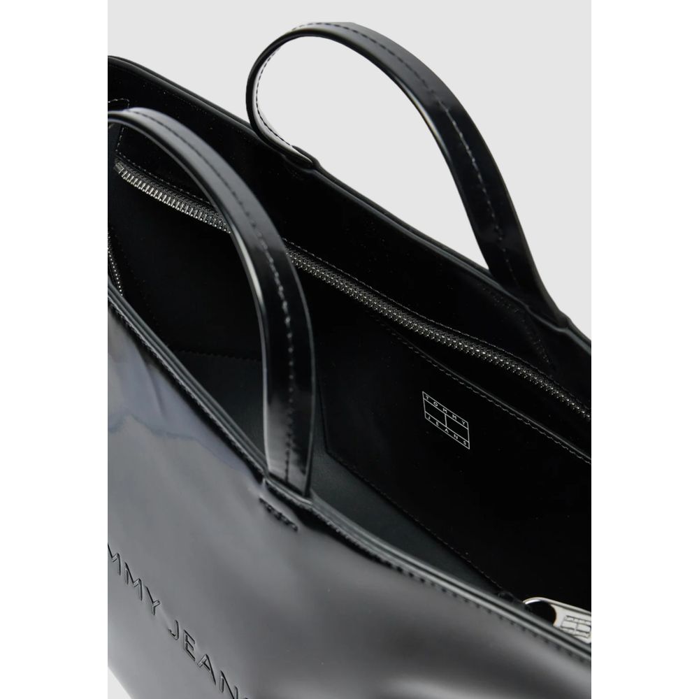 Tommy Hilfiger Black Polyethylene Handbag