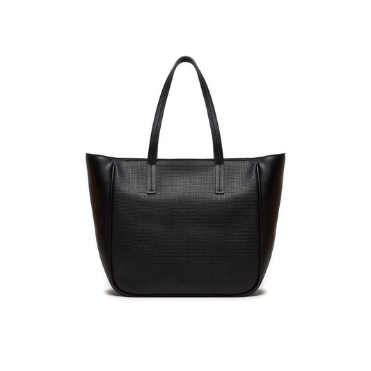 Calvin Klein Black Synthetic Leather Handbag