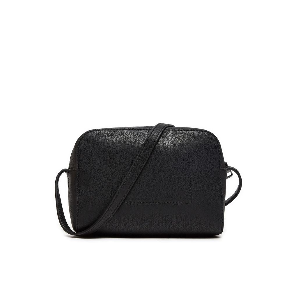 Calvin Klein Jeans Black Synthetic Leather Handbag