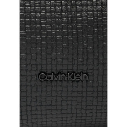 Calvin Klein Jeans Black Synthetic Leather Handbag