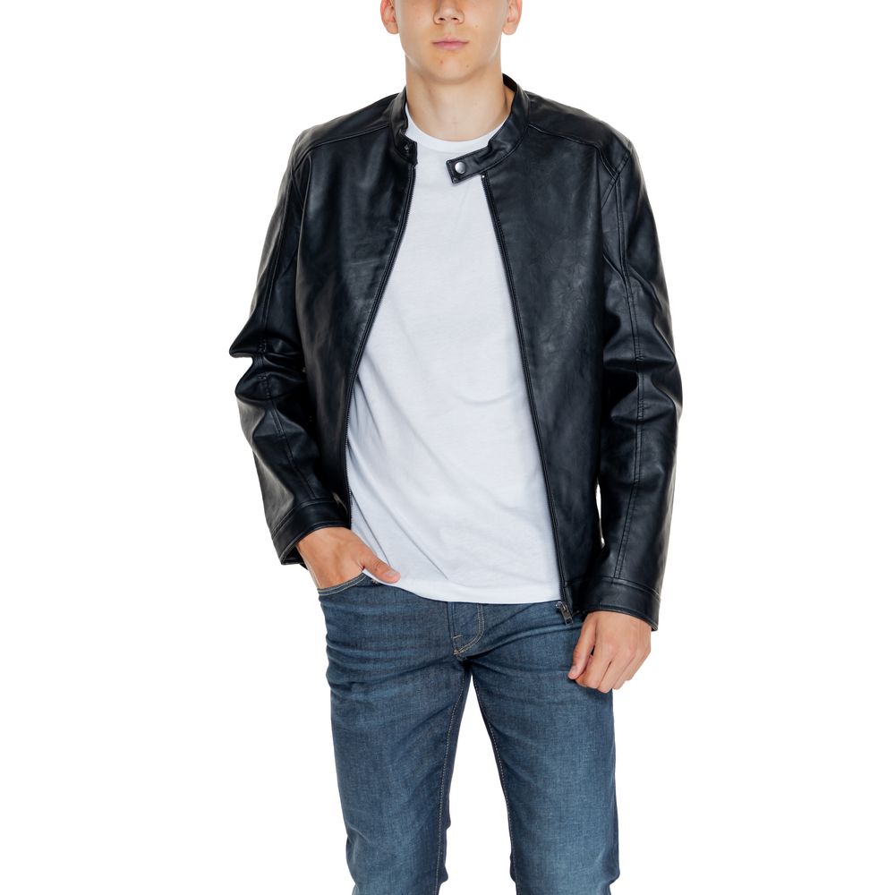 Jack Jones Black Polyester Jacket