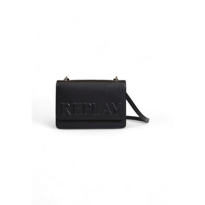 Replay Black Polyester Handbag