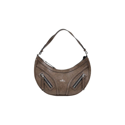 Replay Gray Polyester Handbag