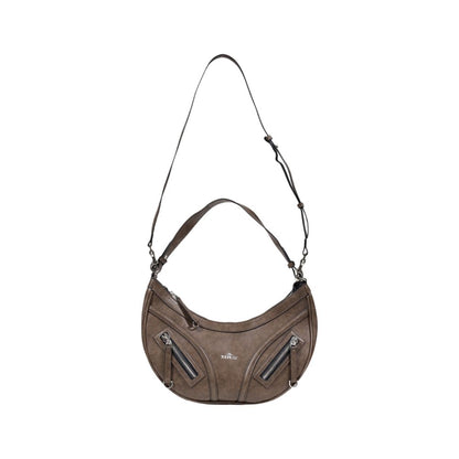 Replay Gray Polyester Handbag