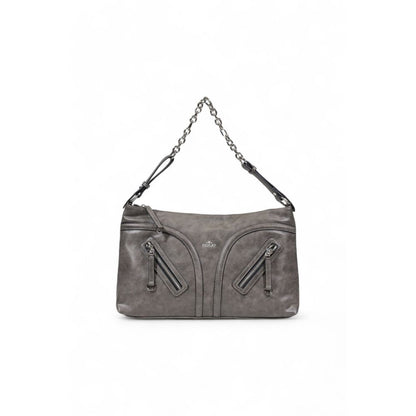 Replay Gray Polyester Handbag